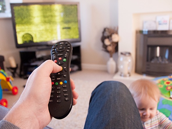 TV viewing remote control_crop